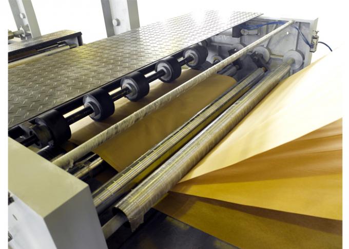 Chaîne de production à grande vitesse de sac de papier d'emballage machine de fabrication de sac de papier