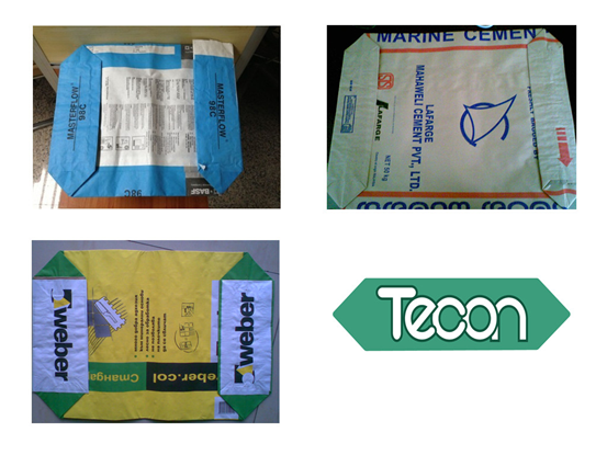 Sacs en papier de Papier d'emballage de ciment de 50 kilogrammes fabriquant la chaîne de production de machine/sac de papier