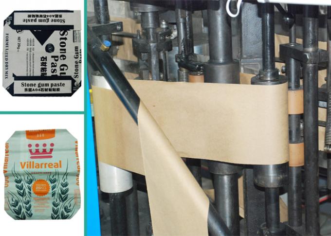 Sac de papier de ciment automatique faisant la machine, machines professionnelles pour faire des sacs en papier