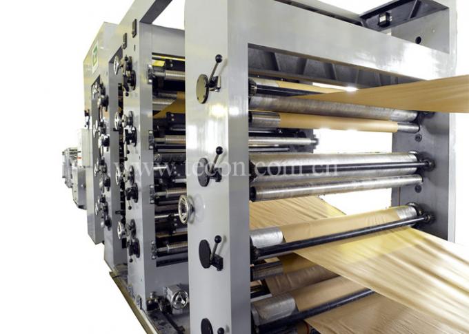 Sac de papier économiseur d'énergie complètement automatique formant la machine avec l'impression de Flexo