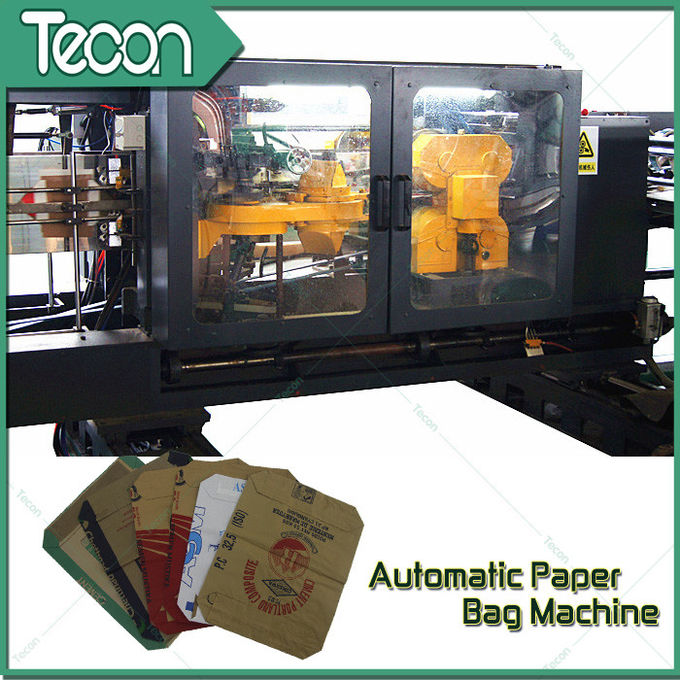 Sac de papier actionné par moteur électrique formant la machine avec l'impression de Flexo de quatre couleurs